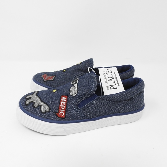 The Children's Place Other - The Children's Place Denim Slide On Sneakers NWT